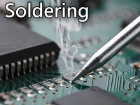 Solder or welding fume removal or extraction