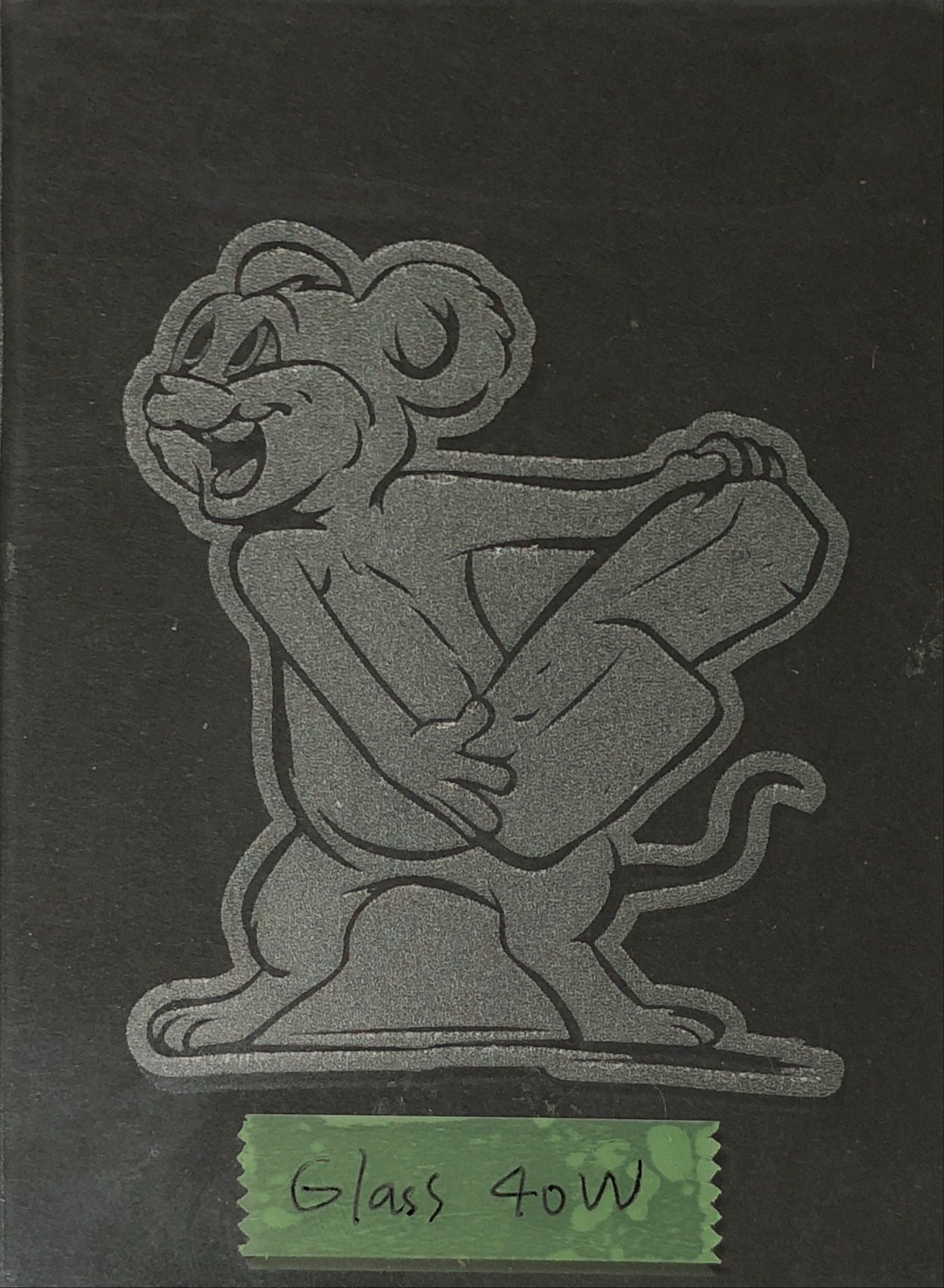Glass Laser Tube Engraving on Glass