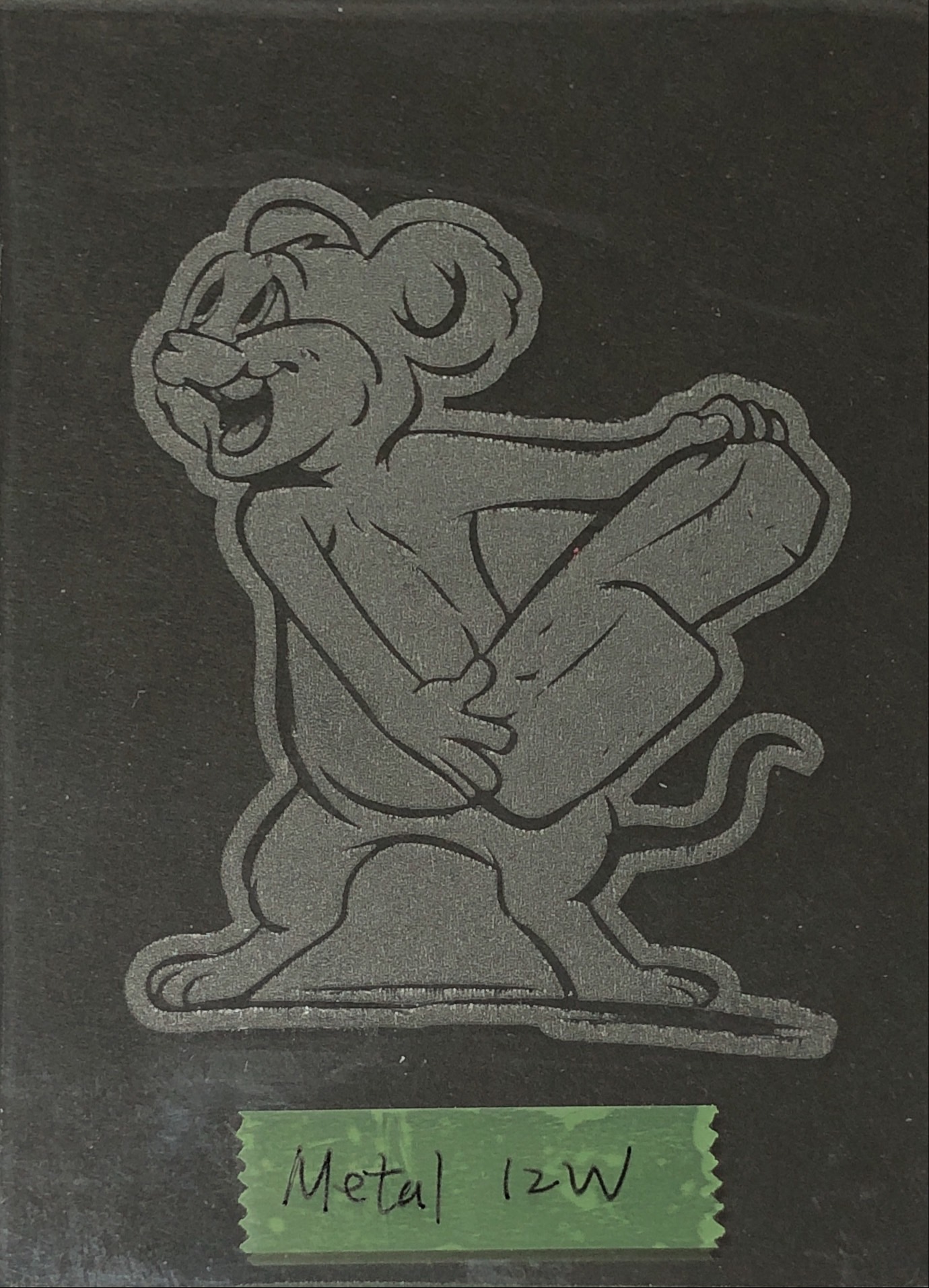 Laser engraving on Glass with metal laser tube