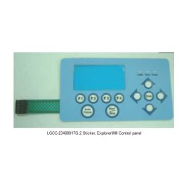 23400017G, Sticker, Control Panel Sticker, (Explorer, Mercury II)