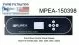 150398 Panel Faceplate Front Blue Control