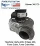300170 PUREX Blower Motor, 230v