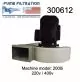 300612 Blower Motor Purex 2000i, 230v