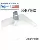 840160 Hood 265 x 310mm Clear Hood 