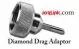 Adaptor, Diamond Drag Assembly 120 Deg. with a 1/8