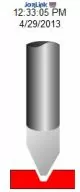 Cutter .005 Tip, 1/2 Round, 1/8