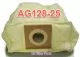 Quatro AG128-25 (Type F128, Yellow, 25/Per Box)