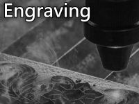 Laser engraving fume removal or extraction